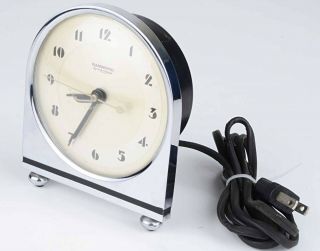 Vintage Art Deco Hammond Synchronous Desk Alarm Clock
