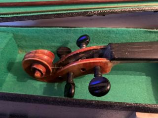 Antique 4/4 Violin w/case & bow only no label germany bow 2