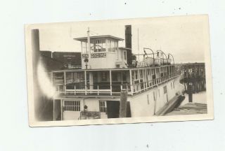 1920 Vintage The Klondike Steamboat Flathead Lake Montana Mt Dayton Photo