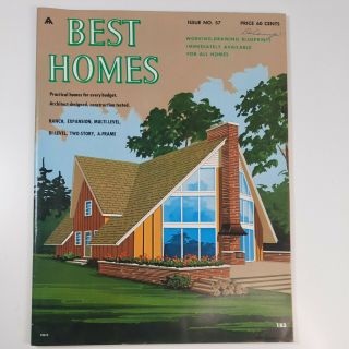 Best Homes Midcentury Home Plans Diagrams Vintage Architecture 57 1971 Ranch