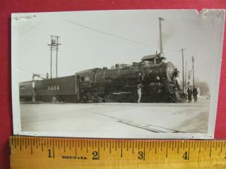 Atchison Topeka & Santa Fe Railroad 4 - 6 - 2 Locomotive 3434 Photo Taking Water