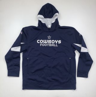 Vintage Reebok Dallas Cowboys Hoodie Sweatshirt Size Mens Xl Nfl Football