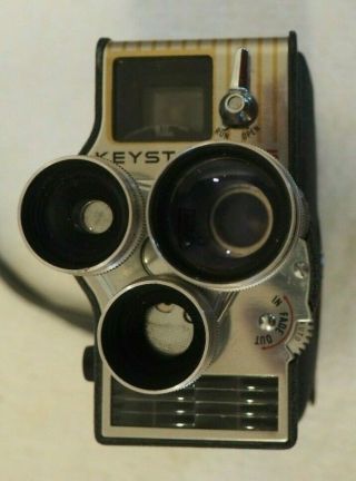 Vintage Keystone K - 5 8mm Movie Camera - Triple Turret And Instructions