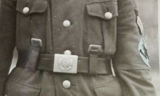 1941 WW2 Vintage Photo of German Military Soldier World War II 2