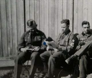 1939 WW2 Group Of German Military Soldiers Photo Vintage World War II 2