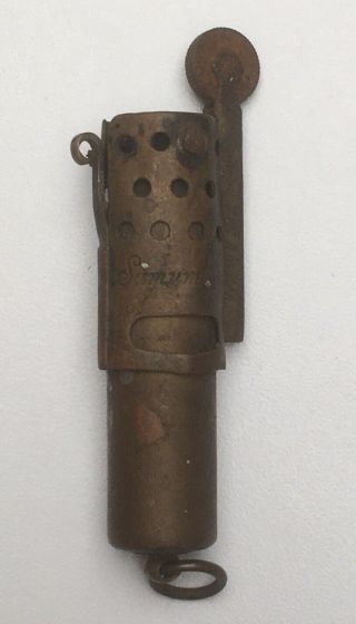 Vintage Austrian Imco Style Brass Trench Lighter Ww1 Militaria