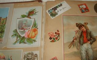 Antique Victorian Scrap Album Ephemera 2