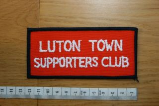 Luton Town Football Club Vintage Patch Badge Very Rare 1970s