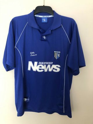 Vintage Gillingham Fc Home Football Shirt 2000 - 2001 Size Small Men’s