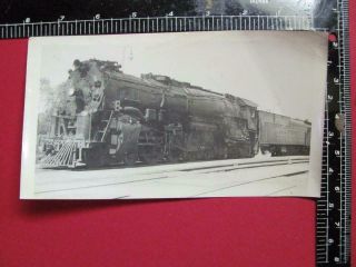 Atchison Topeka & Santa Fe Railroad 4 - 8 - 4 Locomotive 3777 Vintage B&w Photo