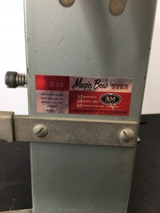 Vintage 3M Sasheen & Decorette S - 19 Magic Bow Tyer Ribbon Maker Machine 2