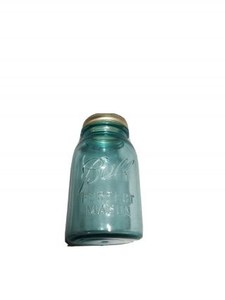 Vintage " Ball " Half - Gallon Mason Jar Made Between 1923 - 1933