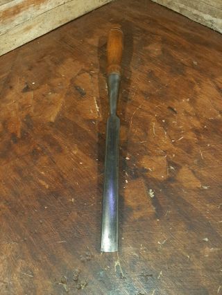 Antique T H Witherby 3/4 " Gouge Fine Woodworking Tools Long And.  Nr