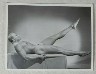 Vintage Male Nude Photography,  Print By Don Whitman,  Wpg,  4x5