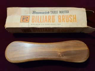 Antique/vintage Brunswick Billiards Pool Table Brush