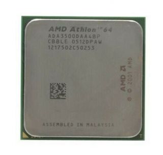 Amd Athlon 64 3500,  2.  2ghz (ada3500daa4bw) Processor Socket 939 - Vintage Cpu