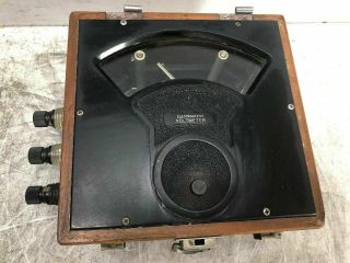 Vintage Sensitive Research Electrostatic Volmeter Parts Builder Maker Diy