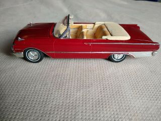 Amt 1961 Ford Galaxie Sunliner Convertible Vintage Built Screw Bottom