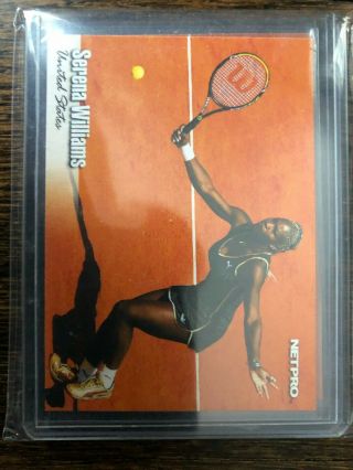 2003 Netpro Serena Williams Certified Rookie Card 1 Goat