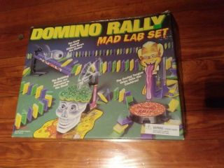 Vintage Domino Rally Mad Lab Set From Pressman Incomplete Or