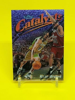 Kobe Bryant 1997 - 98 Topps Finest Catalysts Card 137 W/ Coating La Lakers Hof