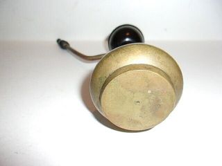 Vintage Etched Brass Opium Poppy Tobacco Smoking Pipe - Water Pipe