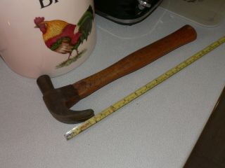 Vintage Stanley 20 Oz Claw Hammer With Ash Handle Made In England