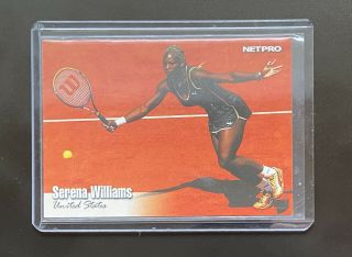 Serena Williams 2003 Netpro Tennis Card 1 Rookie Card Rc