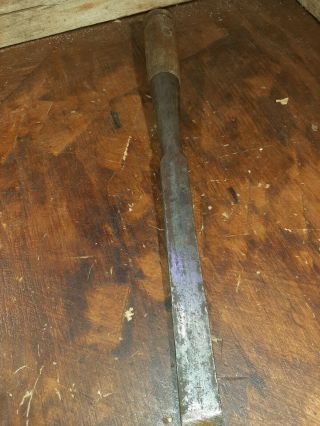 Antique Timber Framing Chisel Woodwork And T.  H.  Witherby Slick 1 " Thick