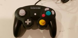 Nintendo Gamecube Oem Black Vintage Controller - Authentic - Dol - 003