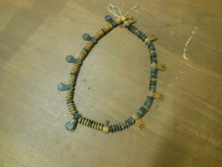 Antique String Of Wood Billiard Scoring Beads