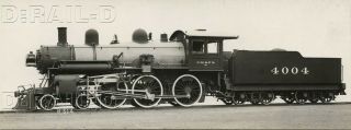 9cc185 Rp 1910s? Chicago Milwaukee & Puget Sound Railroad 4 - 6 - 0 Loco 4004