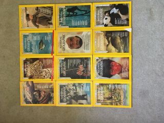 Vintage 1972 National Geographic Magazines 12 Issues
