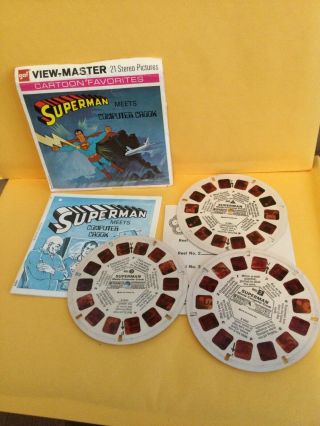 Superman Meets Computer Crook Vintage View - Master Reel Pack B584