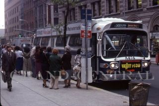 1979 Mabstoa York City Bus Slide 8474 Trinity Pl Manhattan Ny Nyc