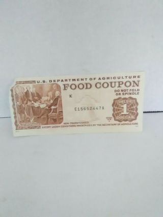 Vintage Us Department Of Agriculture Food Coupon Stamp Series 1976a