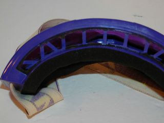 Vintage UVEX Triflex Anti - Fog Purple Ski Goggles 3
