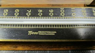Antique Tycos Thermometer Andrew J.  Lloyd Co.  Boston COLD and HEAT thermometers 3