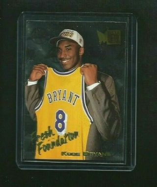 Kobe Bryant 1996 - 97 Fleer Metal Fresh Foundation Rookie 137 Los Angeles Lakers
