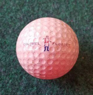 Antique Collectible Colonel Floater Golf Ball By St.  Mungo - 1910 - 1925