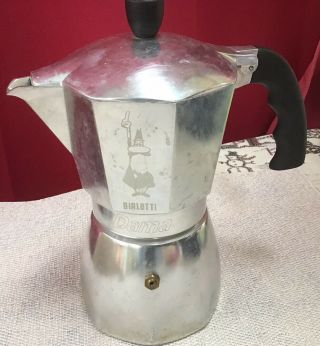 Vintage 2 Cup Bialetti Dama Aluminum Espresso Maker