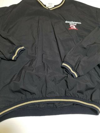 Vtg 90s Dale Earnhardt Goodwrench Pullover Windbreaker Jacket Nascar Large