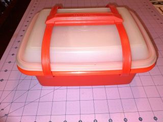 Vintage Tupperware Pack N Carry LUNCH BOX (no cup lid) 3