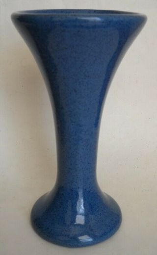Vintage Peters And Reed Wilse Blue 6 " Vase No.  43