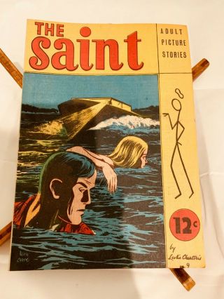 The Saint Adult Picture Stories No.  9,  Circa 1965,  Sydney,  Australia,  Vintage