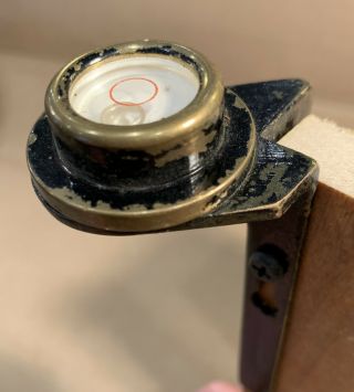 Vintage Antique Keuffel & Esser Co.  Brass Corner Level Plumb Tool.  Surveying