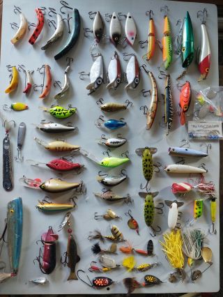 50 Plus Fishing Lures Tackle Box Contents