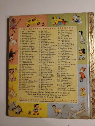 Vintage Little Golden Book 1950 A Edition A DAY AT THE ZOO 2