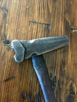 Antique Blacksmith/anvil/forge 3/8 " Top Swage Hammer 13 "