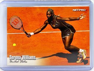 2003 Netpro Serena Williams 1 Rookie Card Rc